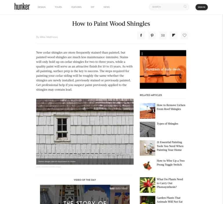 Can New Or Old Wood Shingles Be Painted Eco Paint, Inc.