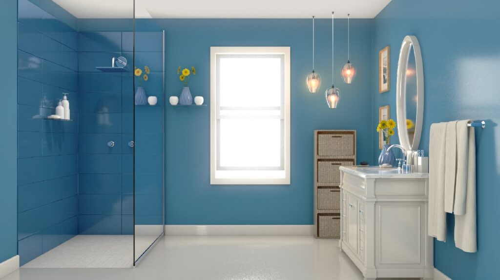 Best Paint For Steamy Bathroom Ceiling, What Type Of Paint To Use In Bathroom Ceiling